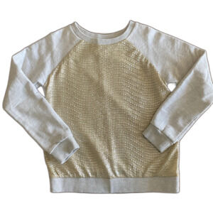 Forever 21 Girls Gold Sweatshirt Girls' 9/10